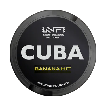 CUBA Black - Banana Hit - Premium nicotine pouches from Pouch Lab
